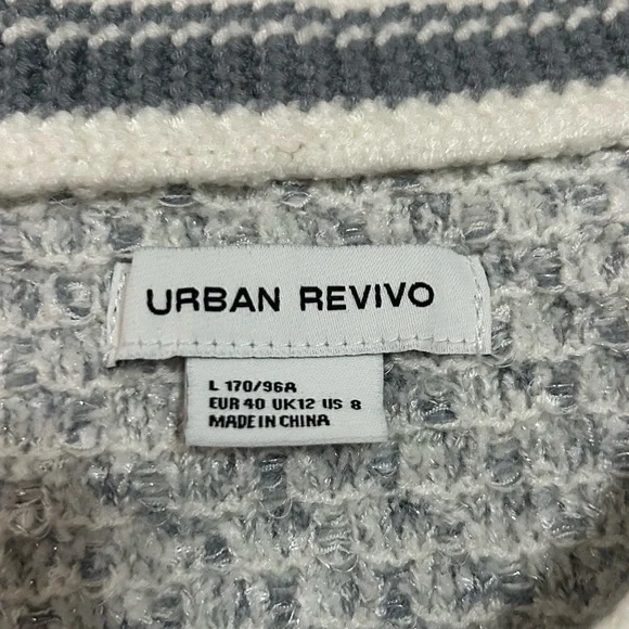 Urban Revivo shimmery knit cardigan with gold buttons - Picture 7 of 8